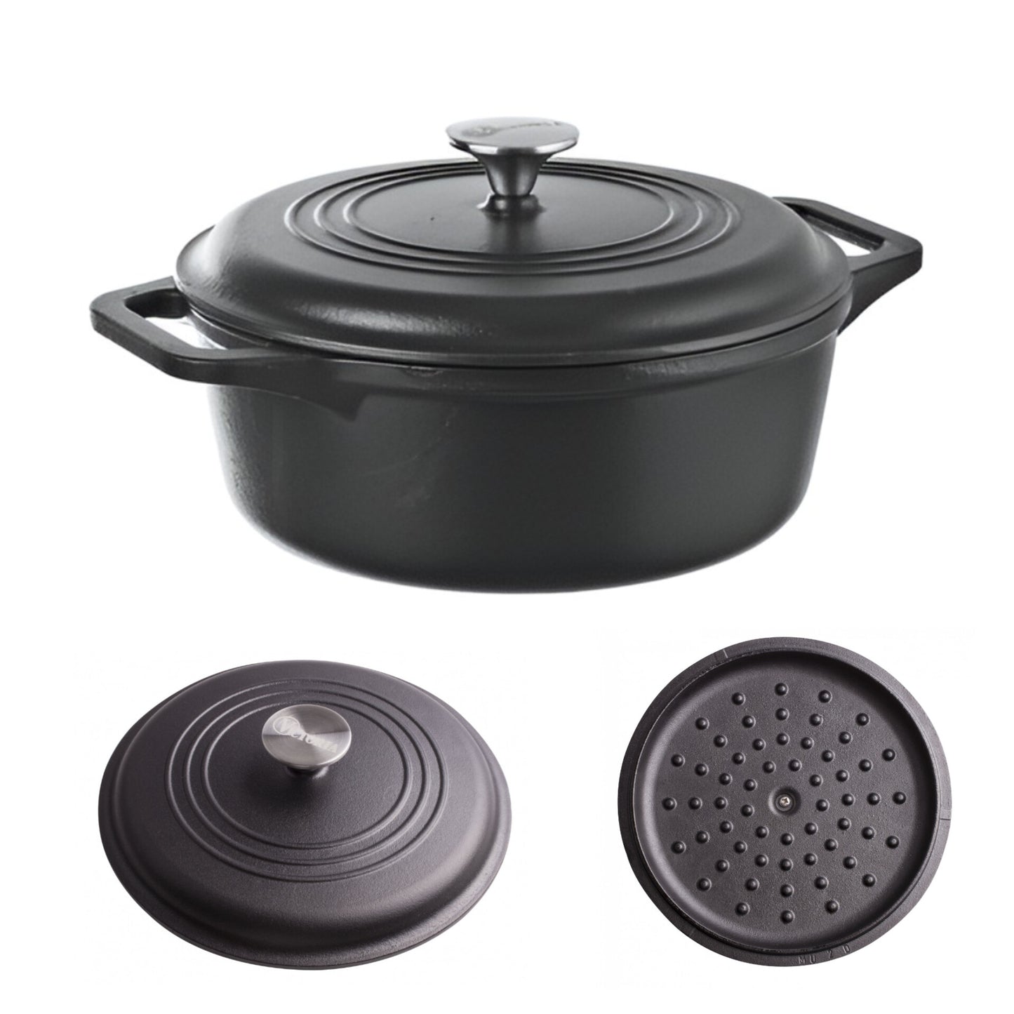 OLLA DE HIERRO ESMALTADO 6 LT.