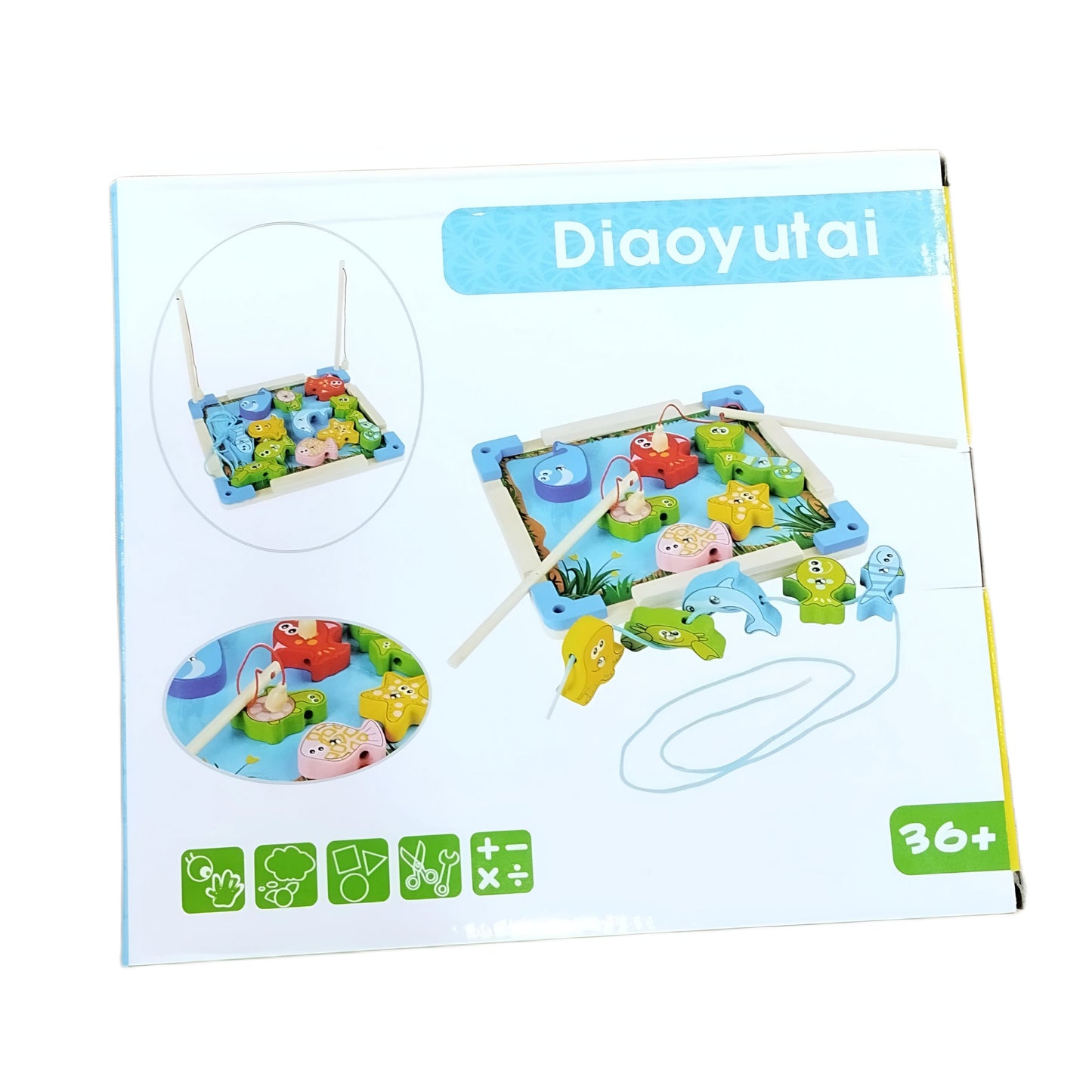 JUEGO PESCA EN MADERA