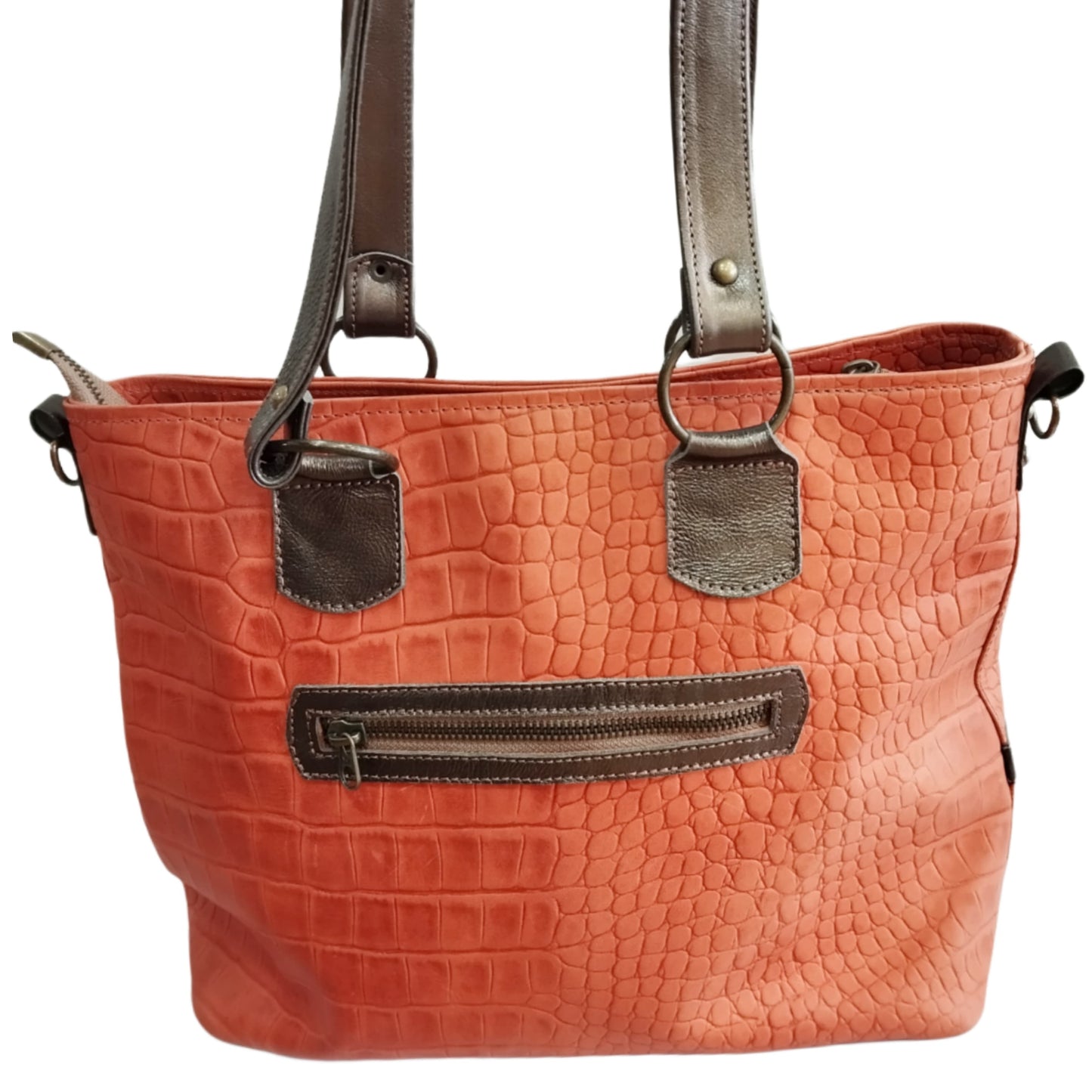 CARTERA SALMÓN CROCO