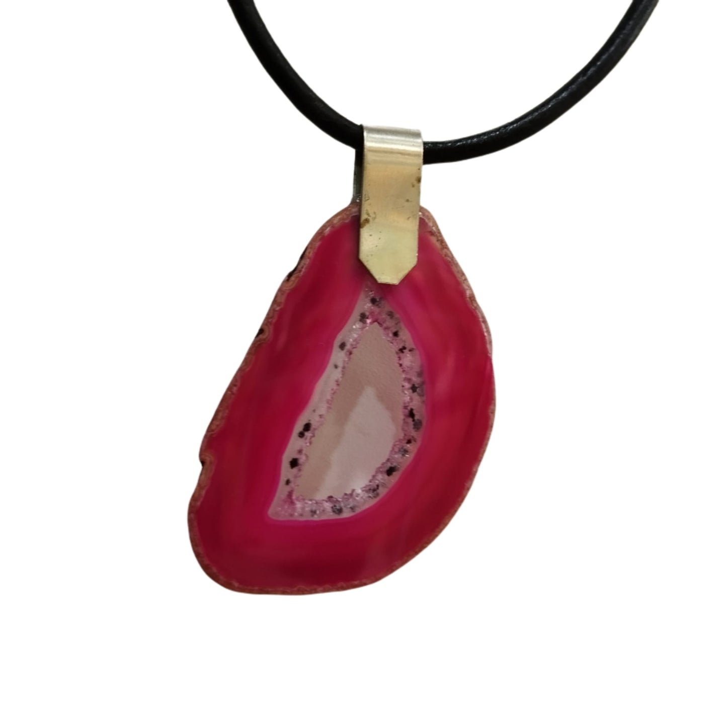 COLGANTE CON DIJE DE PIEDRA