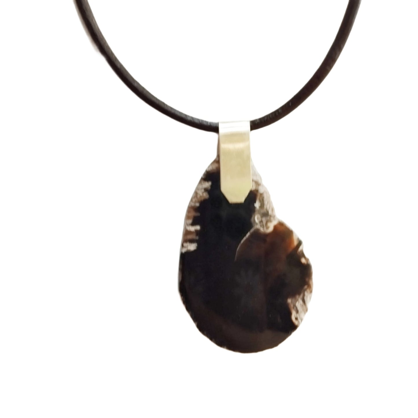 COLGANTE CON DIJE DE PIEDRA