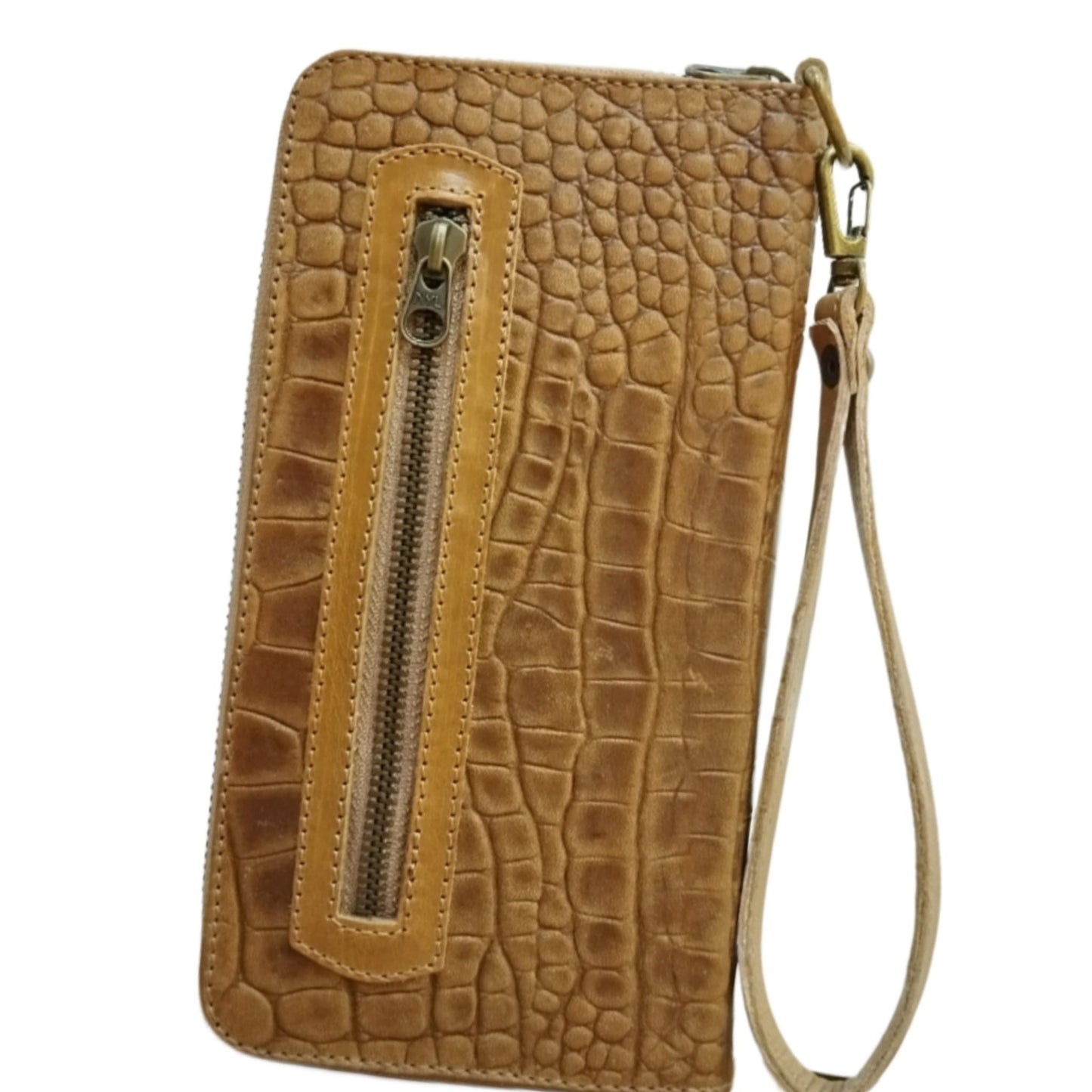 BILLETERA CROCO CON CIERRE - DAMA