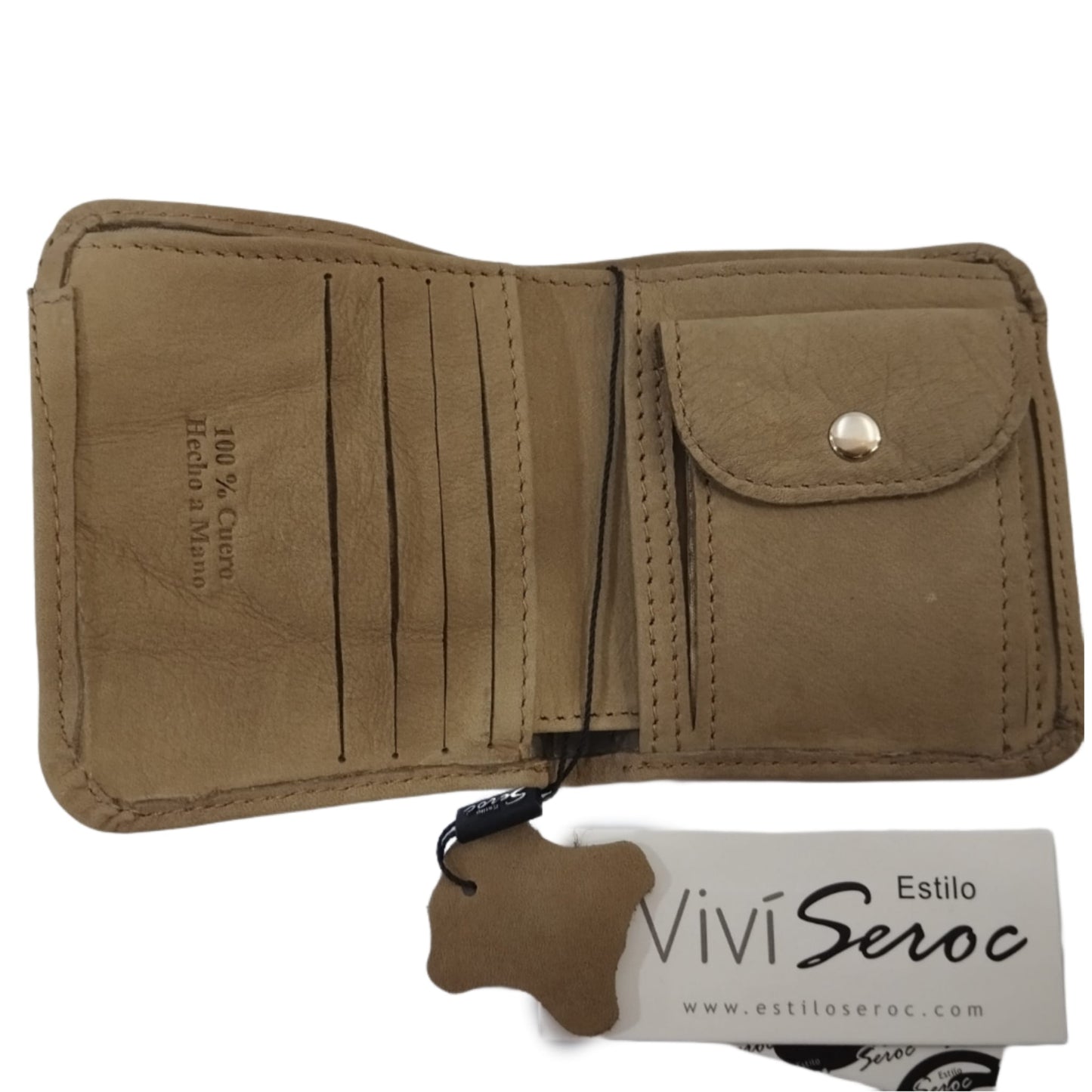 BILLETERA CUERO PECARÍ - UNISEX
