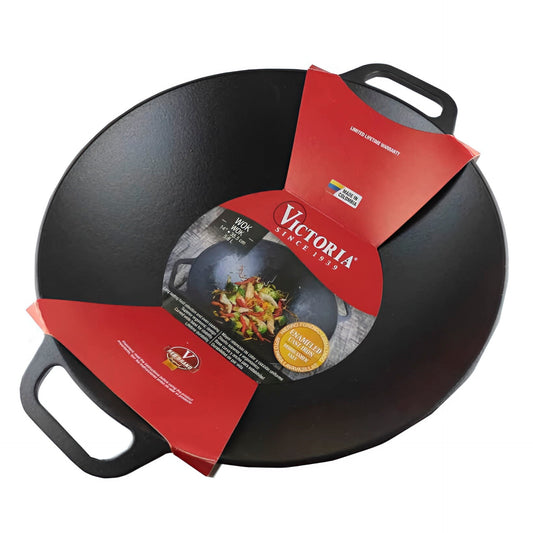 WOK DE HIERRO ESMALTADO