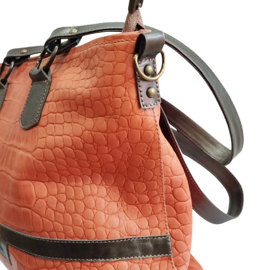CARTERA SALMÓN CROCO